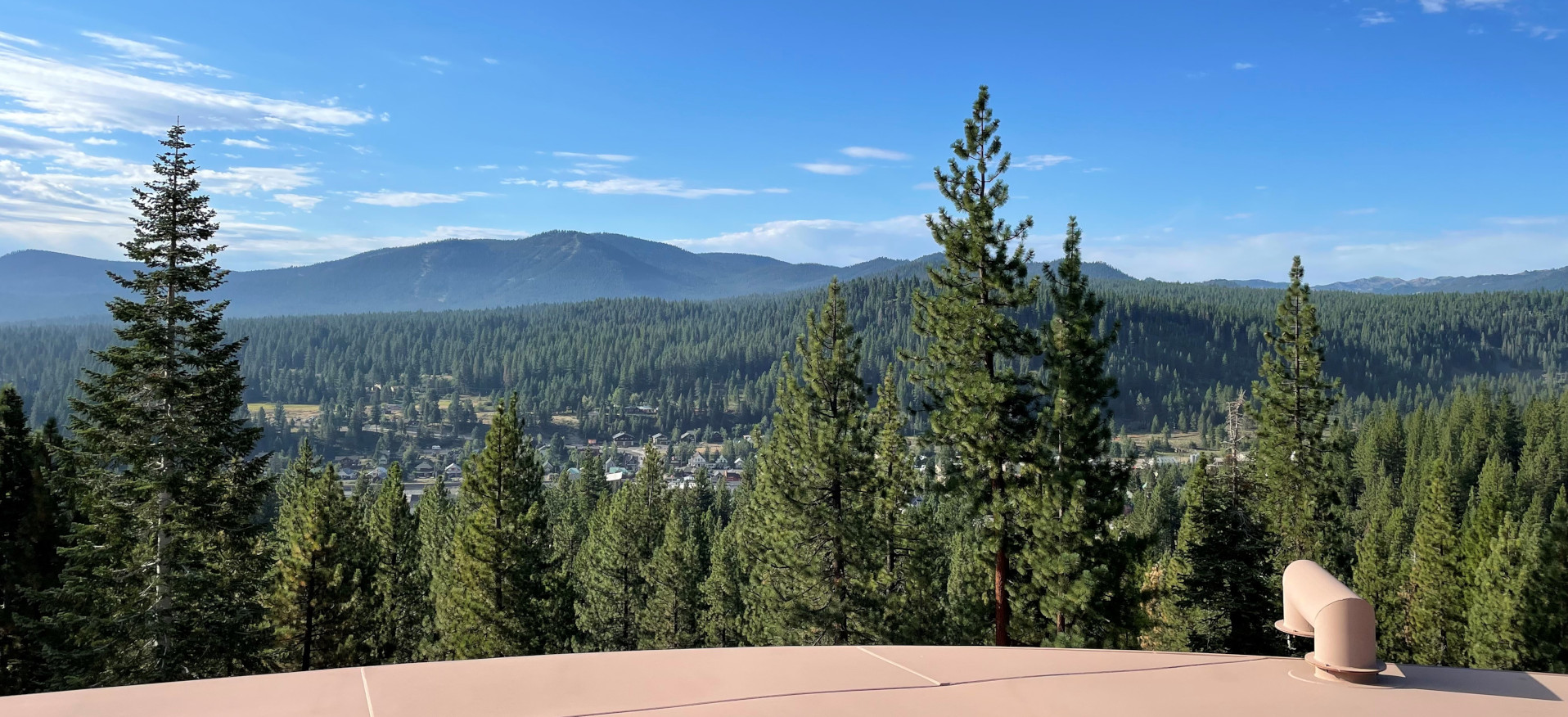 View of Truckee from top of water tank