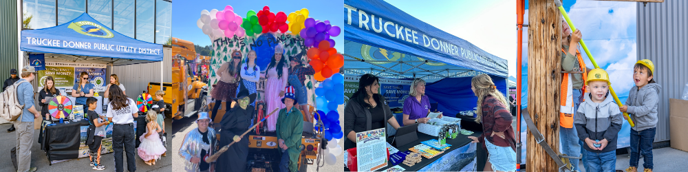 A selection of photos of TDPUD participating at Truckee events